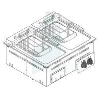 Фритюрница встраиваемая TECNOINOX DFR70ES0