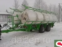 Самозагрузочная телега для перевозки рулонов ТР-12