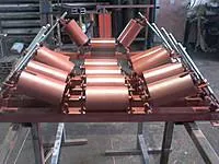 Роликоопора с изменяющимся углом наклона боковых роликов