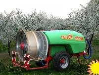 Опрыскиватель прицепной садовый OSP 2000/SAD/U Tajfun круглая приставка Ø900