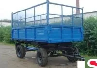 Прицеп тракторный самосвальный 2ПТС-5 с надставными сетчатыми/ цельнометаллическими бортами