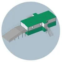 Слесарно-механическая мастерская 15000x6000x4750 мм