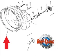 Прокладка гидротрансформатора (ГТР) 16Y-11-00010 для бульдозера SHANTUI SD16