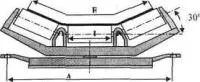Роликоопора верхняя желобчатая центрирующая ЖЦГ 160-159-30