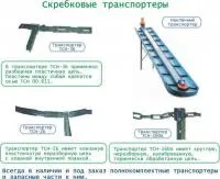 Транспортер навозоуборочный скребковый ТСН-160А
