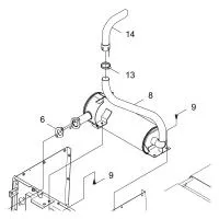 G234000060 Шланг SHINDAIWA DGW400, DGW500